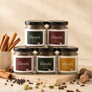 Canela Earth Premium Whole Spices Collection (5-Jar Combo Pack)
